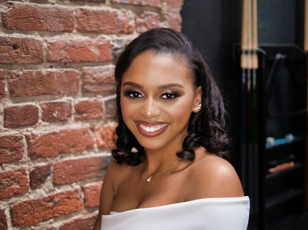 Professional portrait of a smiling businesswoman